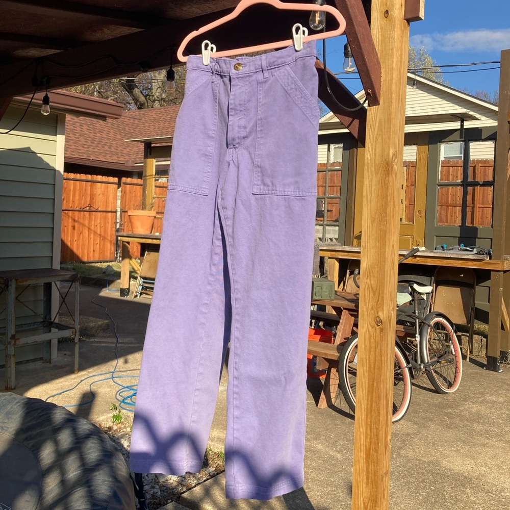BIG BUD PRESS / faded grape / work pants / size small